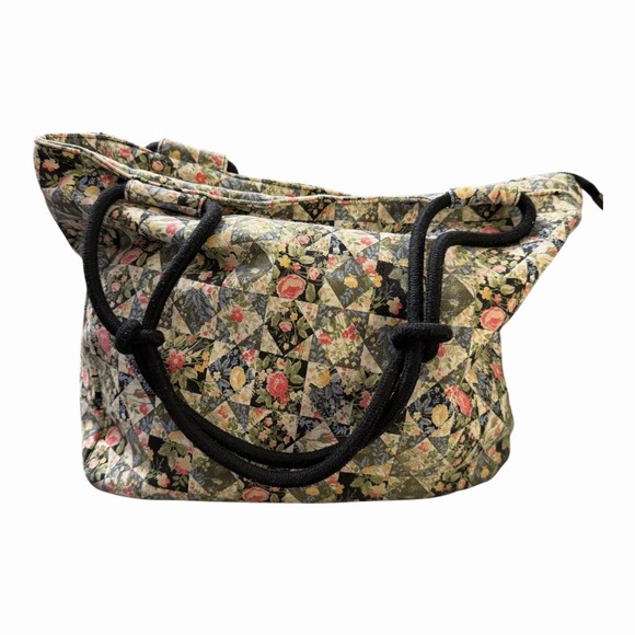 Fsrmhouse Is My Style Handbags - Farmhouse Is My Style Floral Patchwork Tote Bag